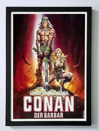 Conan 1982 Movie Poster Framed