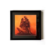 Beksinski Art Print Lovers Black