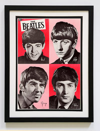 The Beatles 1960 Concert Poster Framed