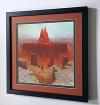 Framed Beksinski Art Poster Landscape
