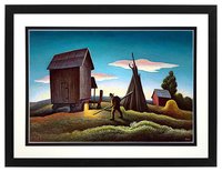 Thomas Hart Benton Art Print Framed A+ Quality