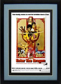 Bruce Lee Poster Enter the Dragon Framed Movie Poster Inspirational