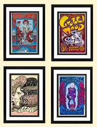 Unique Grateful Dead Poster Set Highest Quality Framing & Prints