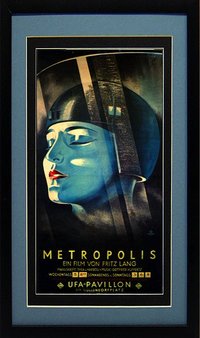 Framed Metropolis Movie Poster