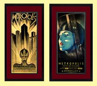 Metropolis Movie Poster set 2 Framed Prints