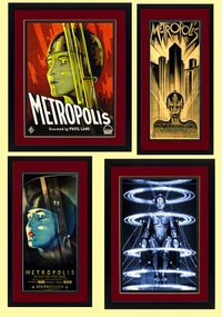 Metropolis Movie Posters Framed With Double Mat Finest Quality