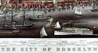 Brooklyn  Map Framed Print A+ Quality Finest Resolution Print