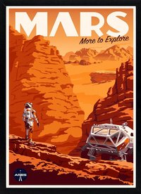 The Martian Movie Poster Framed