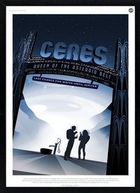Ceres NASA Graphic Inspirational Travel Poster