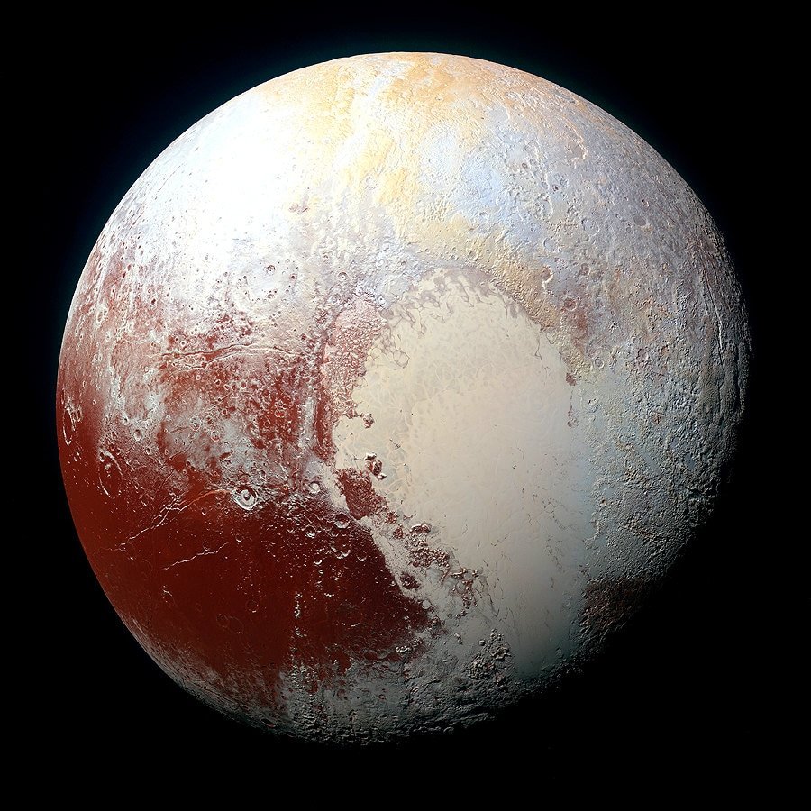 Planet Pluto New Horizons Highest Resolution & Quality Print  Many Sizes Available