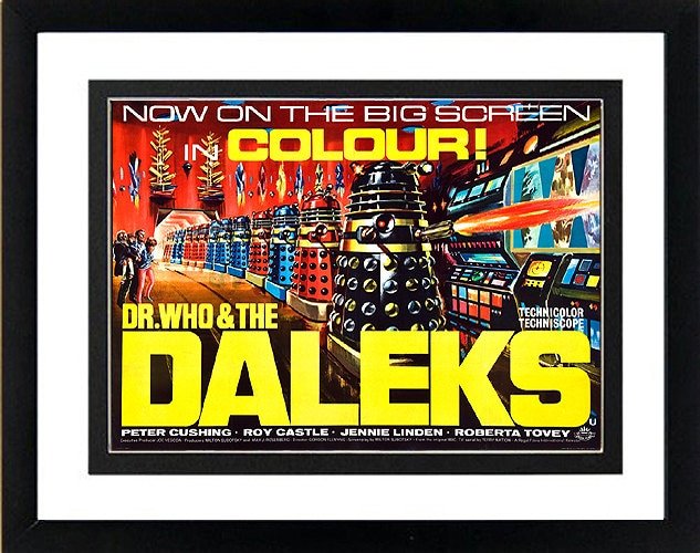 Framed "Doctor Who" Poster Highest Quality