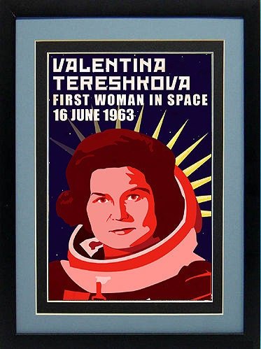 First Woman in Space Poster Highest Quality