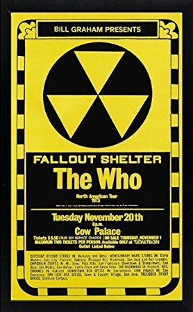 The Who Concert Poster Radioactive Framed Highest Quality