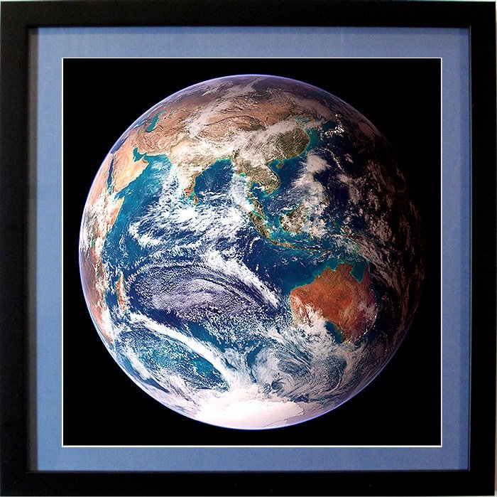 Earth Poster NASA  Highest Quality Detailed Print