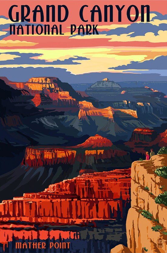 Grand Canyon National Park Poster Finest Quality Many Sizes Available