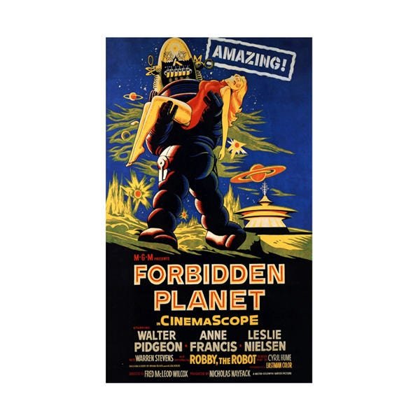 Forbidden Planet Movie Poster Many Sizes Available