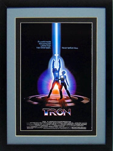 TRON  Framed Movie Poster Inspirational