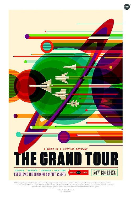 The Grand Tour NASA Poster  Many Sizes Available