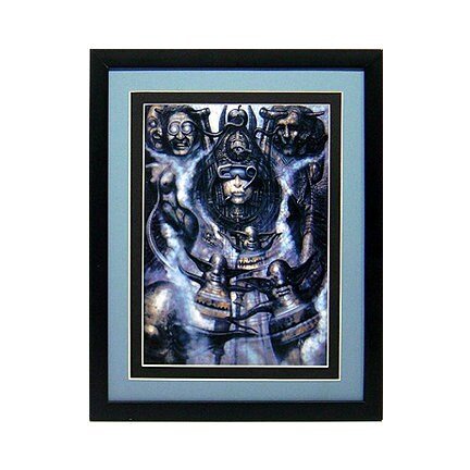 H.R. Giger Illuminatus Framed Poster Print Custom Framed Many Sizes
