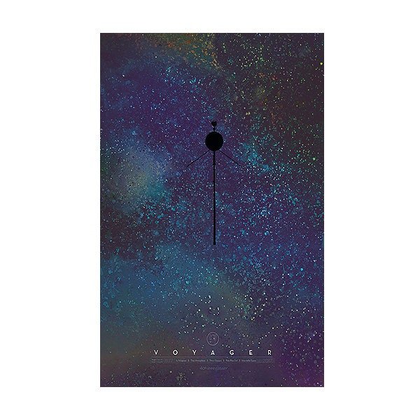 Voyager In Space NASA JPL Poster A+Quality Many Sizes Available