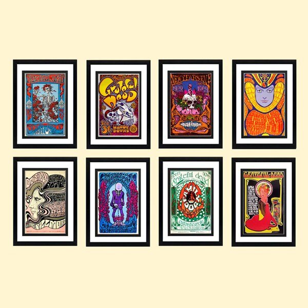 Grateful Dead Poster Collection Highest Quality Framing & Prints