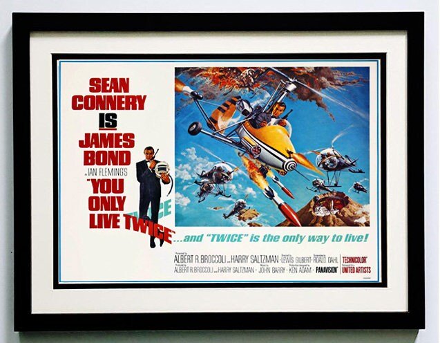 James Bond You Only Live Twice Movie Poster