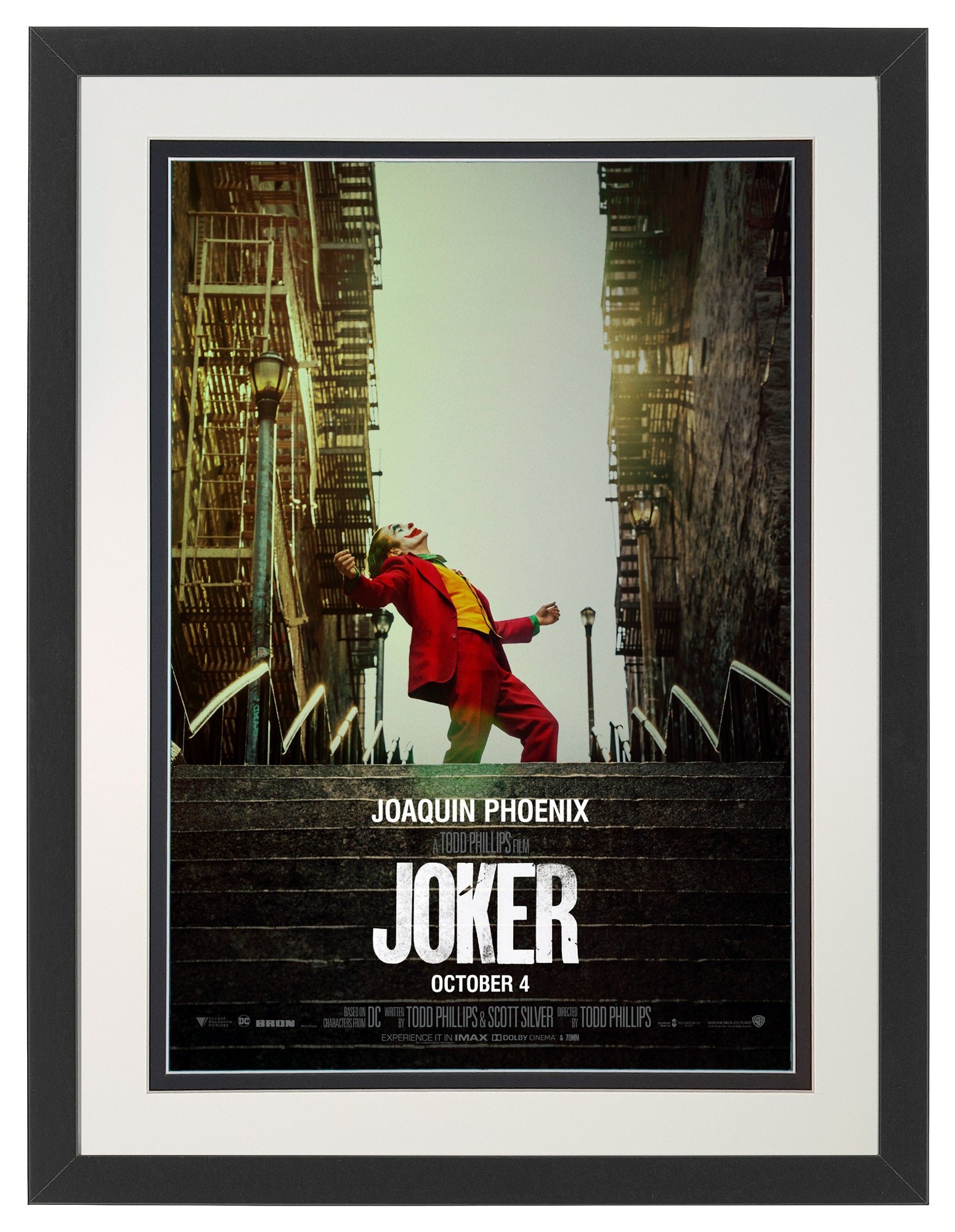 Joker Movie Poster Framed Highest Quality