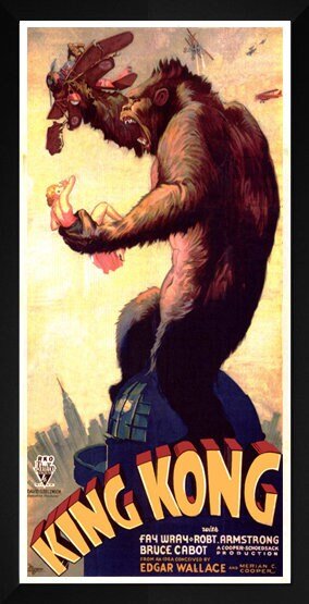Framed King Kong Movie Poster