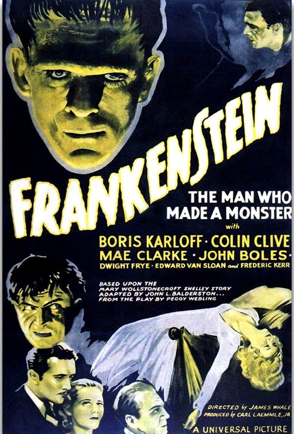 Frankenstein Film Movie Poster Many Sizes Available