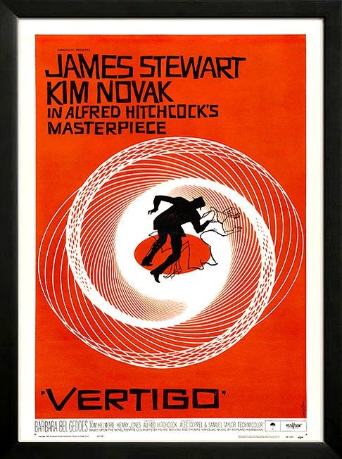Vertigo Movie Poster Finest Quality Framing
