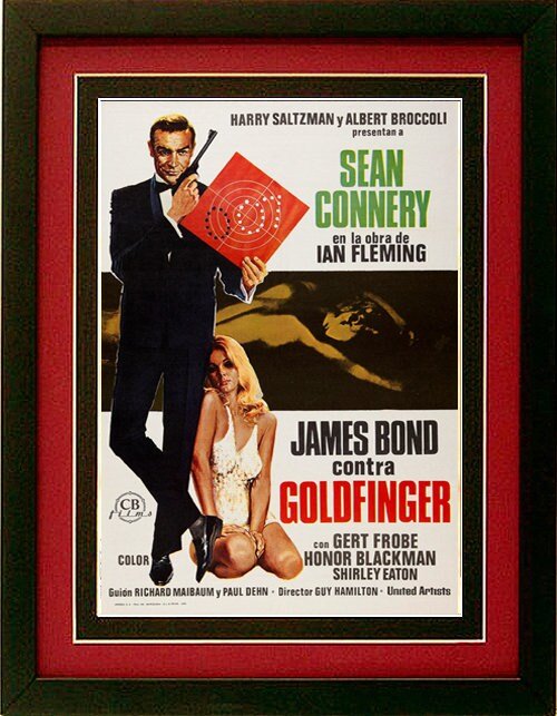 007 James Bond  Goldfinger Movie Poster