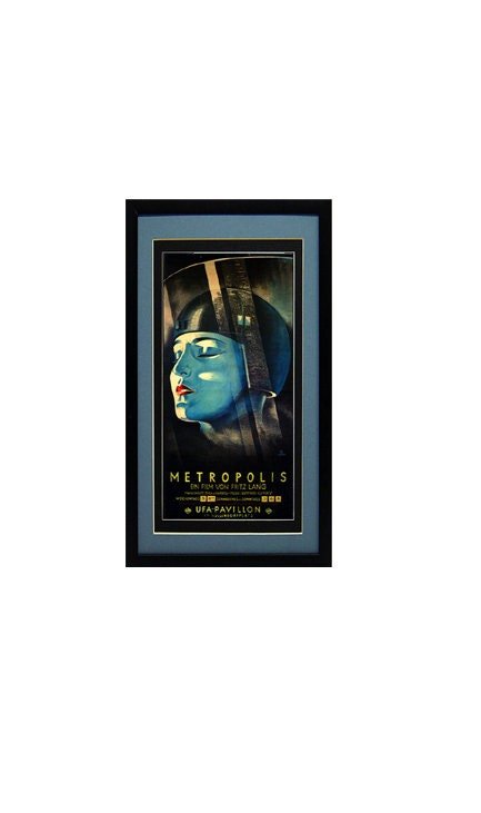 Framed Metropolis Movie Poster