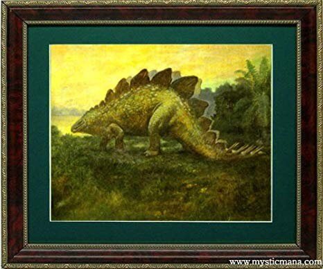 Stegosaurus Dinosaurs Framed Print Museum Mural