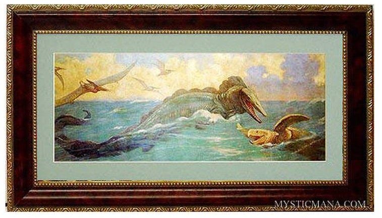 Tylosaurus Framed Dinosaur Print