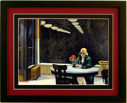 Automat by Edward Hopper Finest Quality Framed Print