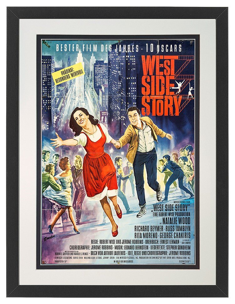 West Side Story 1961 Movie Poster Framed Many Sizes available