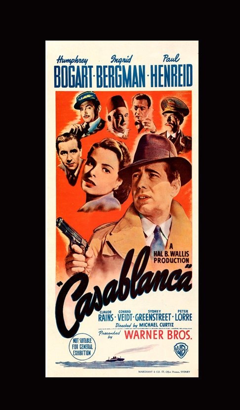 Casablanca Poster Finest Quality