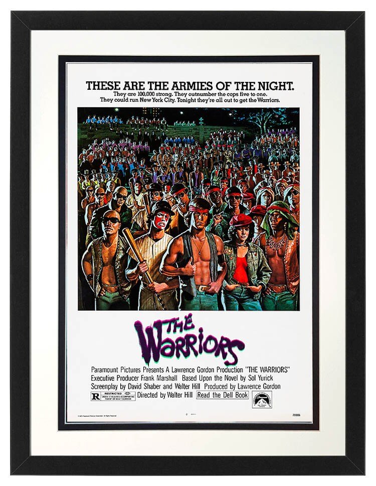 Warriors Movie Poster Framed 1979