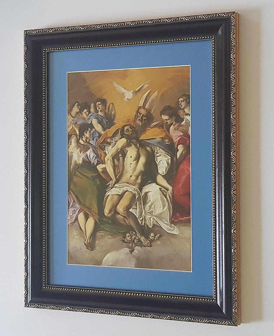 El Greco Art Print Jesus & Holy Trinity Highest Quality Framing