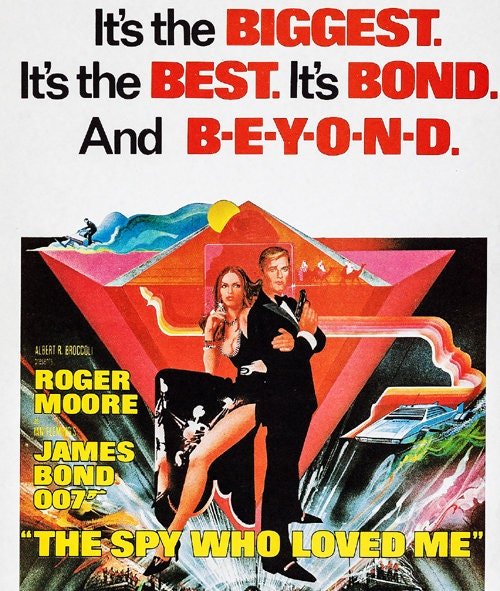 James Bond The Spy Who Loved Me Framed Poster