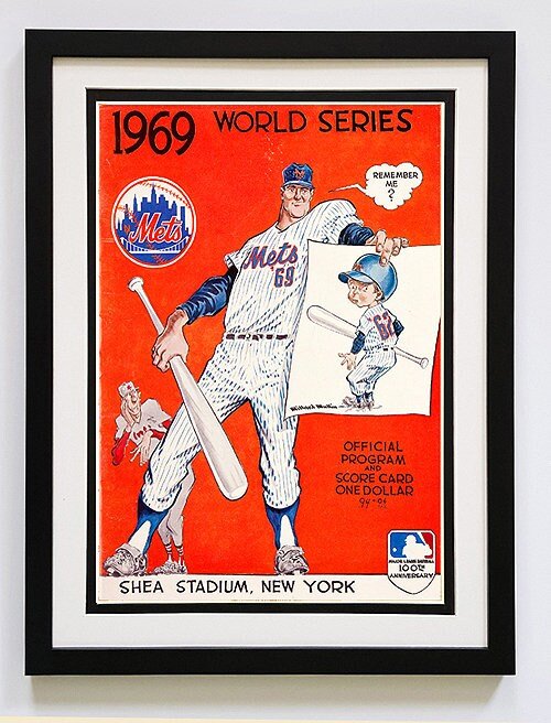 New York Mets 1969 Poster Framed