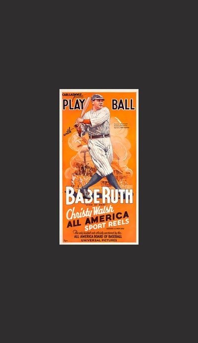 Babe Ruth King of Swat Poster Finest Quality Many Sizes Available
