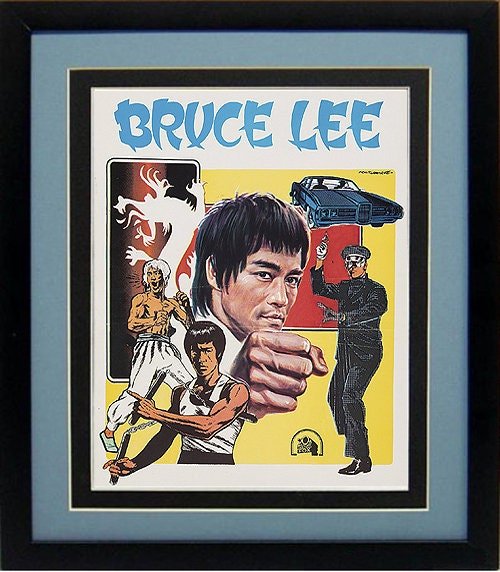 Bruce Lee Poster Framed Movie Poster Inspirational
