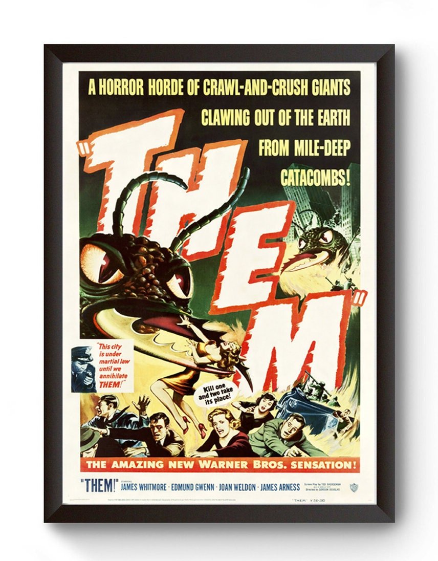 THEM Framed Poster
