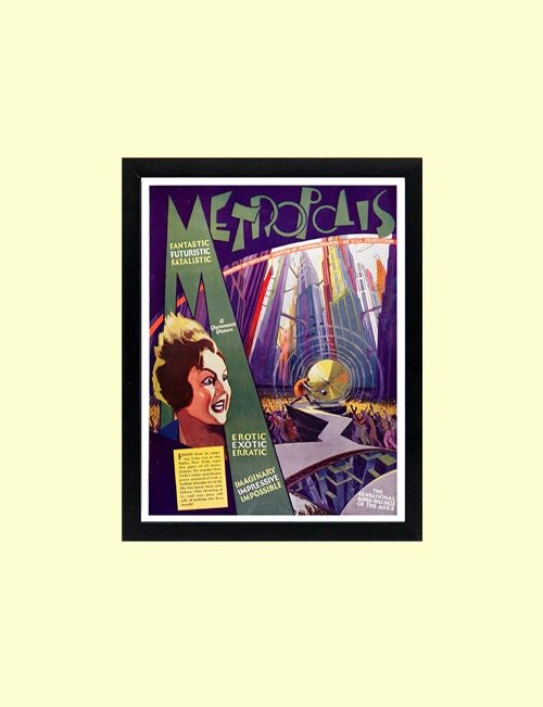 Metropolis Poster Framed