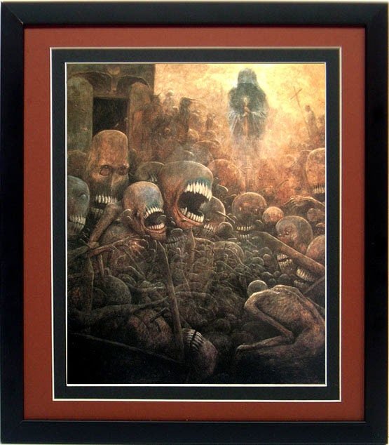 Beksinski Art Print Poster Grim Reaper