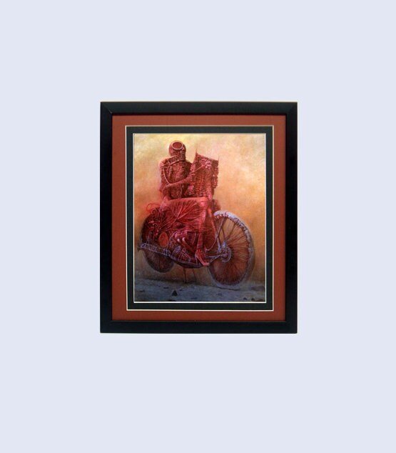 Beksinski Poster Art Print Ghost Biker