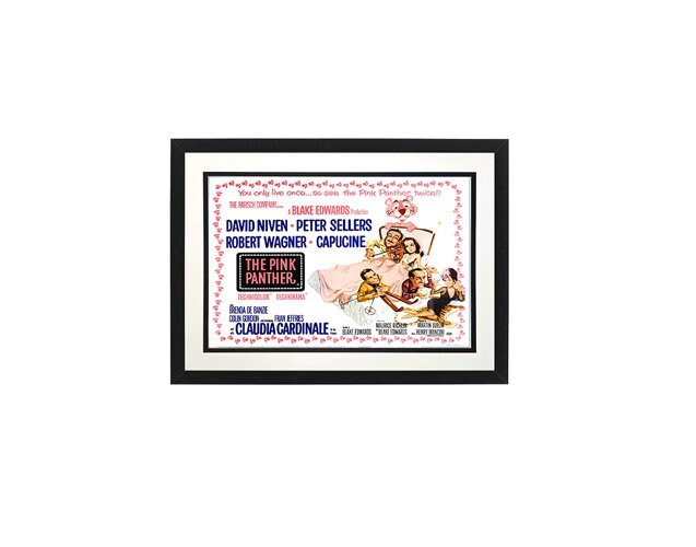 Pink Panther Poster Framed
