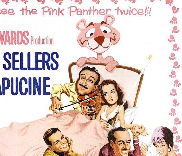 Pink Panther Poster Framed
