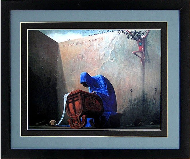 Beksinski Poster Art Print Cradle